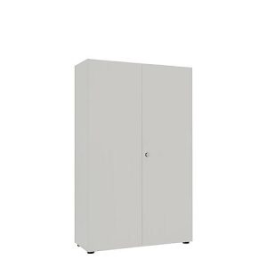 Flügeltürenschrank, B 1000 mm, 5OH, silber Flügeltürenschrank, B 1000 mm, 5OH, silber