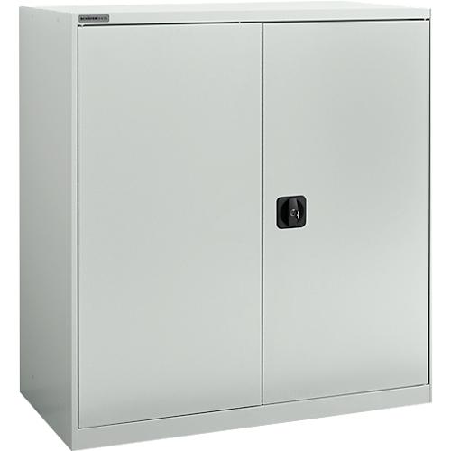 Flügeltürenschrank Schäfer Shop Select MS-i 12409, Stahlblech, B 950 x T 400 x H 1215 mm, 3 OH, Lichtgrau, bis 150 kg