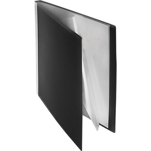 FolderSys PP-Sichtbuch, für DIN A4, 40 Sichthüllen, schwarz