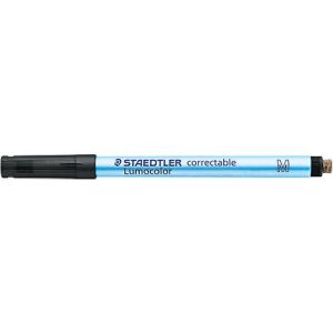 Folienstifte Staedtler Lumocolor® correctable 305, Linienbreite M, trocken abwischbar, 10 St., schwarz Folienstifte Staedtler Lumocolor® correctable 305, Linienbreite M, trocken abwischbar, 10 St., schwarz