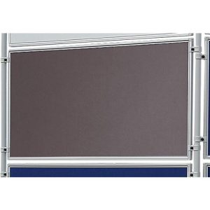 Franken Stellwandtafel ECO beidseitig Filz, grau, Aluminiumrahmen, 1200×600 mm Franken Stellwandtafel ECO beidseitig Filz, grau, Aluminiumrahmen, 1200×600 mm