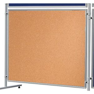 Franken Stellwandtafel ECO beidseitig, Kork/Kork, Aluminiumrahmen, 1500×1200 mm Franken Stellwandtafel ECO beidseitig, Kork/Kork, Aluminiumrahmen, 1500×1200 mm