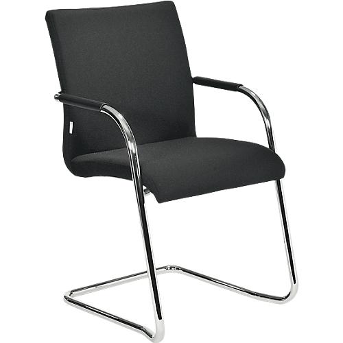 Freischwinger SSI Project SC8306, mit Armlehnen, gepolstert, stapelbar