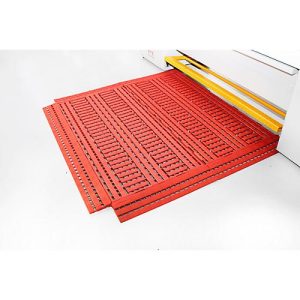 Fußbodenrost Work Deck, L 1200 x B 600 x H 25 mm, orange Fußbodenrost Work Deck, L 1200 x B 600 x H 25 mm, orange