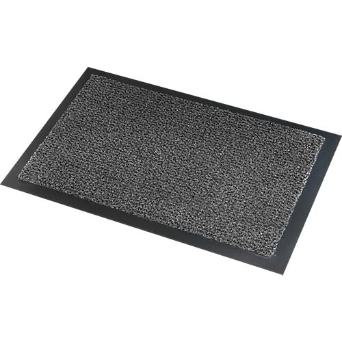 Fußmatte Savane, mit Bürsteneffekt, B 600 x L 900 mm, waschbar, grau
