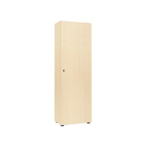 Garderobenschrank, 1-türig, B 60cm, 5OH, ahorn Garderobenschrank, 1-türig, B 60cm, 5OH, ahorn