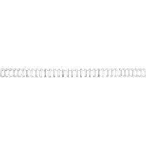 GBC Drahtbinderücken WireBind, A4, 34 Ringe, 5 mm für max. 35 Seiten, 100 Stück, silber GBC Drahtbinderücken WireBind, A4, 34 Ringe, 5 mm für max. 35 Seiten, 100 Stück, silber