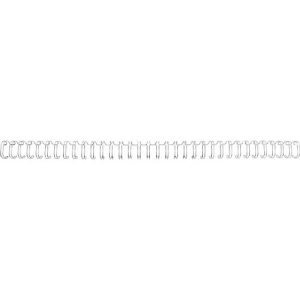 GBC Drahtbinderücken WireBind, A4, 34 Ringe, 6 mm für max. 55 Seiten, 100 Stück, silber GBC Drahtbinderücken WireBind, A4, 34 Ringe, 6 mm für max. 55 Seiten, 100 Stück, silber