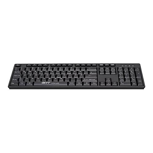 GCQ CleanType Easy Basic - Tastatur - Kunststoff, für medizinischen Bereich - waschbar - USB - QWERTY
