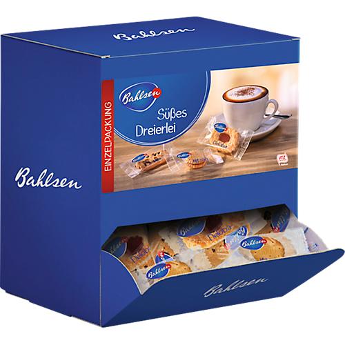 Gebäck Bahlsen Süßes Dreierlei, 150 Einzelpackungen mit 3 verschiedene Sorten, Box mit insgesamt ca. 1050 g