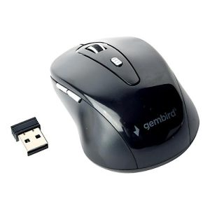 Gembird MUSW-6B-01 – Maus – 2.4 GHz – Schwarz Gembird MUSW-6B-01 – Maus – 2.4 GHz – Schwarz