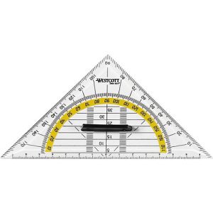 Geometriedreieck, mit Griff Geometriedreieck, mit Griff