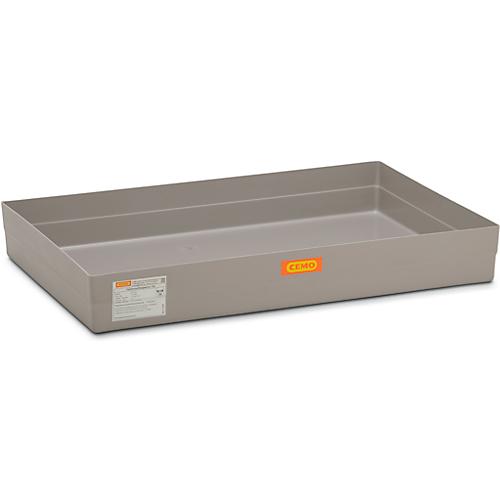 GFK-Paletten-Auffangwanne 150 CEMO, für Euro-Paletten, B 1200 x T x 800 x H 165 mm, ohne Befestigung