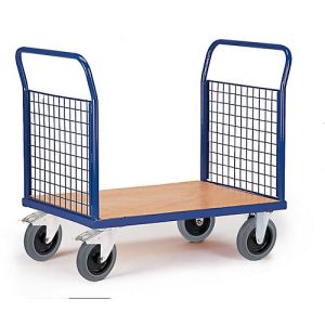 Gitter-Doppelstirnwandwagen, 1000 x 600 mm Gitter-Doppelstirnwandwagen, 1000 x 600 mm