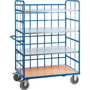 Gitter-Etagenwagen, 3 verz. Böden, L 1000 x 700 mm Gitter-Etagenwagen, 3 verz. Böden, L 1000 x 700 mm