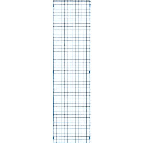 Gitterelement, aus Stahl, B 550 x H 2086 mm, blau