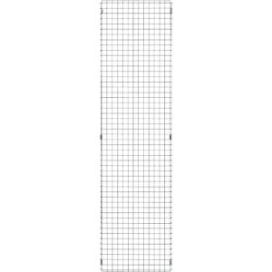 Gitterelement, aus Stahl, B 550 x H 2086 mm, hellsilber Gitterelement, aus Stahl, B 550 x H 2086 mm, hellsilber