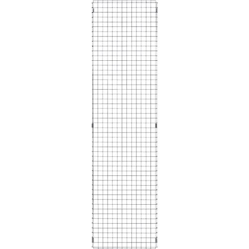 Gitterelement, aus Stahl, B 550 x H 2086 mm, hellsilber