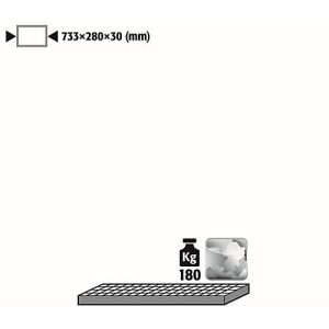 Gitterrost für asecos Druckgasflaschenschränke, Stahl, B 733 x T 280 x H 30 mm, bis 180 kg Gitterrost für asecos Druckgasflaschenschränke, Stahl, B 733 x T 280 x H 30 mm, bis 180 kg