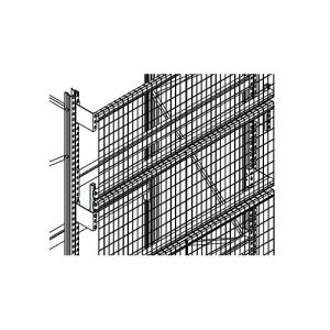Gitterrückwand-Set, f. H 2500 u. T 850 mm, Weite 1900 mm, inkl. Zubehör Gitterrückwand-Set, f. H 2500 u. T 850 mm, Weite 1900 mm, inkl. Zubehör