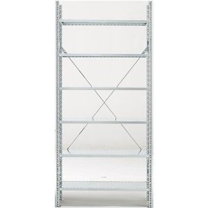 Grundregal R 3000, 6 Böden, B 1345 mm x T 400 mm, Böden verzinkt Grundregal R 3000, 6 Böden, B 1345 mm x T 400 mm, Böden verzinkt