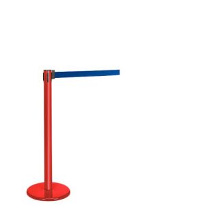 Gurtpfosten rot, Gurt blau Gurtpfosten rot, Gurt blau