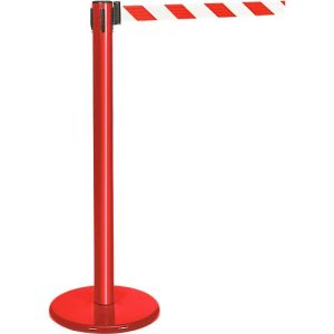 Gurtpfosten rot, Gurt rot/weiß Gurtpfosten rot, Gurt rot/weiß