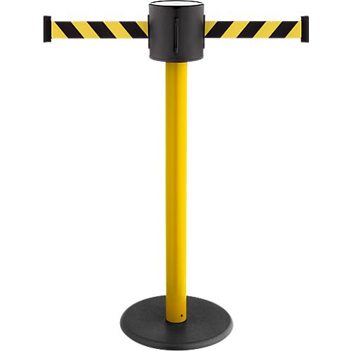 Gurtpfosten RS-Guidesystems GLAD 28 gelb, 2 Gurtfarbe gelb/schwarz