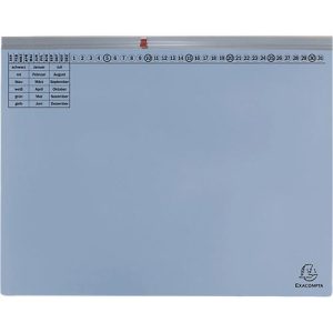 Hängehefter Exacompta, für Linksheftung, gefalzt, Dehnfalte, Organisationsdruck, Blauer Engel, Recycling-Karton, hellblau, 25 Stück Hängehefter Exacompta, für Linksheftung, gefalzt, Dehnfalte, Organisationsdruck, Blauer Engel, Recycling-Karton, hellblau, 25 Stück
