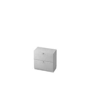 Hängeregistraturschrank, 2 OH, B 800 x T 420 mm, lichtgrau Hängeregistraturschrank, 2 OH, B 800 x T 420 mm, lichtgrau