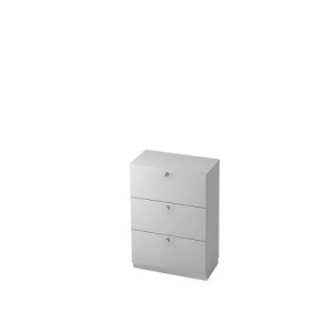 Hängeregistraturschrank, 3 OH, B 800 x T 420 mm, lichtgrau Hängeregistraturschrank, 3 OH, B 800 x T 420 mm, lichtgrau