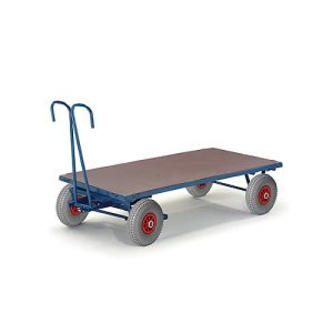 Handpritschenwagen, ohne Bordwände, 1000 x 700 mm, Luftreifen Handpritschenwagen, ohne Bordwände, 1000 x 700 mm, Luftreifen
