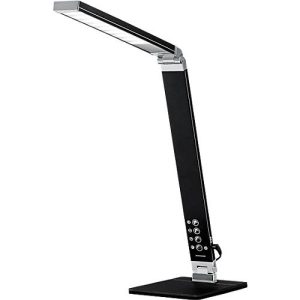 Hansa LED-Tischleuchte Magic Plus, 5-Stufen-Dimmer, USB-Ladefunktion, 500 Lumen, Höhe 420 mm Hansa LED-Tischleuchte Magic Plus, 5-Stufen-Dimmer, USB-Ladefunktion, 500 Lumen, Höhe 420 mm