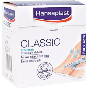 Hansaplast Classic-Pflaster, 5 m x 6 cm Hansaplast Classic-Pflaster, 5 m x 6 cm