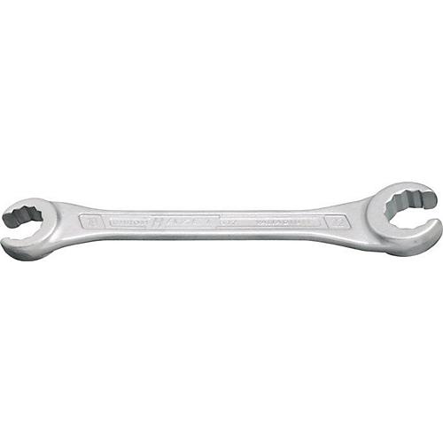 HAZET Doppelringschlüssel 612, SW 17x19 mm, L 208 mm, CV-Stahl, DIN 3118, verchromt