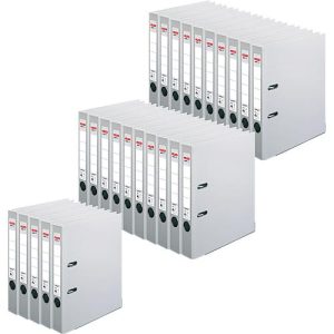 herlitz Ordner maX.file protect, DIN A4, Rückenbreite 50 mm, 25 Stück, grau