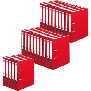 herlitz Ordner maX.file protect, DIN A4, Rückenbreite 50 mm, 25 Stück, rot