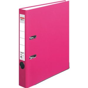 herlitz Ordner maX.file protect, DIN A4, Rückenbreite 50 mm, pink