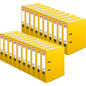 herlitz Ordner maX.file protect, DIN A4, Rückenbreite 80 mm, 20 Stück, gelb herlitz Ordner maX.file protect, DIN A4, Rückenbreite 80 mm, 20 Stück, gelb