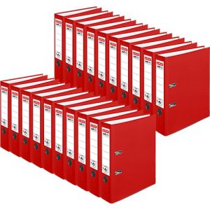 herlitz Ordner maX.file protect, DIN A4, Rückenbreite 80 mm, 20 Stück, rot herlitz Ordner maX.file protect, DIN A4, Rückenbreite 80 mm, 20 Stück, rot