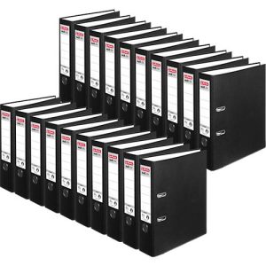 herlitz Ordner maX.file protect, DIN A4, Rückenbreite 80 mm, 20 Stück, schwarz herlitz Ordner maX.file protect, DIN A4, Rückenbreite 80 mm, 20 Stück, schwarz
