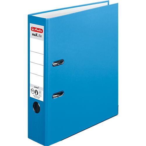 herlitz Ordner maX.file protect, DIN A4, Rückenbreite 80 mm, aqua