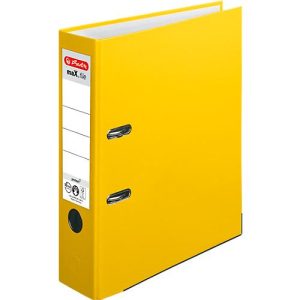 herlitz Ordner maX.file protect, DIN A4, Rückenbreite 80 mm, gelb herlitz Ordner maX.file protect, DIN A4, Rückenbreite 80 mm, gelb