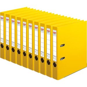 herlitz Ordner maX.file protect plus, DIN A4, Rückenbreite 50 mm, 10 Stück, gelb herlitz Ordner maX.file protect plus, DIN A4, Rückenbreite 50 mm, 10 Stück, gelb