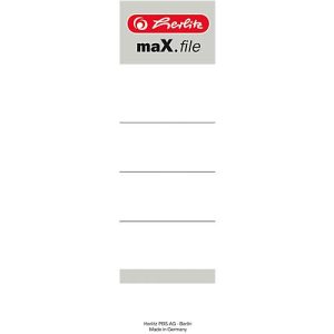 herlitz protect Rückenschild, Rückenbreite 80 mm, Einsteckschild, 10 Stück herlitz protect Rückenschild, Rückenbreite 80 mm, Einsteckschild, 10 Stück