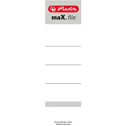 herlitz protect Rückenschild, Rückenbreite 80 mm, Einsteckschild, 10 Stück