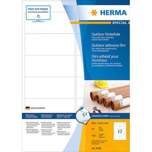 Herma wetterfeste Etiketten Nr. 9538. aus Polyesterfolie, dehnfähig Herma wetterfeste Etiketten Nr. 9538. aus Polyesterfolie, dehnfähig