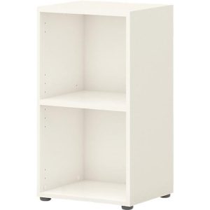 Home Office Regal TEMPIO, aus Holz, 2 Fächer, 2 OH, B 400 x T 340 x H 720 mm, weiß Home Office Regal TEMPIO, aus Holz, 2 Fächer, 2 OH, B 400 x T 340 x H 720 mm, weiß