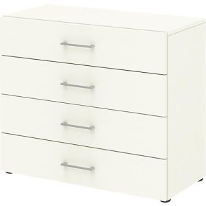 Home Office Schrank TEMPIO, aus Holz, 4 Schubkästen, 2 OH, B 800 x T 340 x H 720 mm, weiß/weiß Home Office Schrank TEMPIO, aus Holz, 4 Schubkästen, 2 OH, B 800 x T 340 x H 720 mm, weiß/weiß