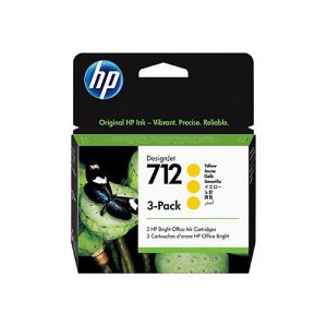 HP 712 – 3er-Pack – Gelb – original – DesignJet – Tintenpatrone HP 712 – 3er-Pack – Gelb – original – DesignJet – Tintenpatrone